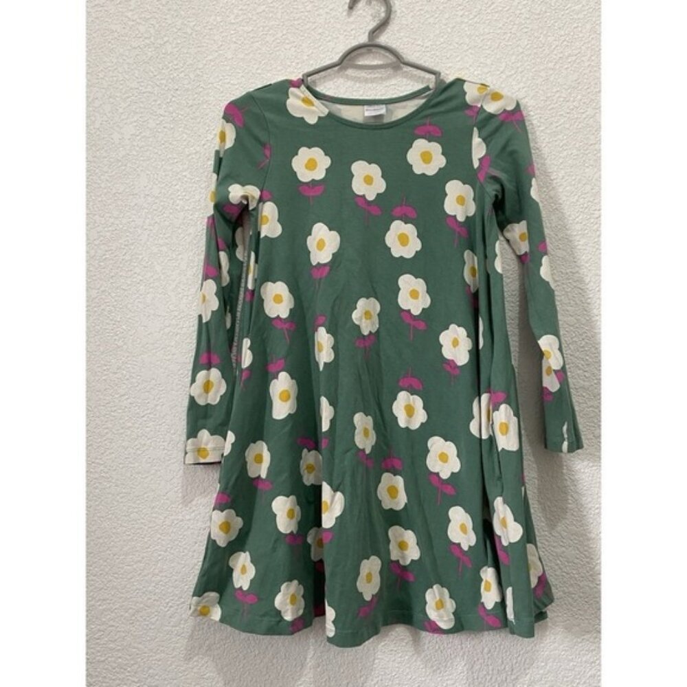 NWT Hanna Andersson Green Swing Pocket Play Dress 140 CM 10 Y (H200)